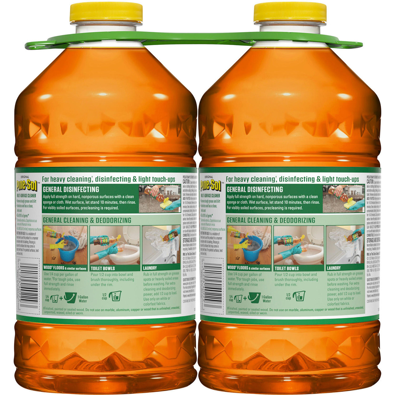 Pine-Sol Multi-Surface Disinfectant, Pine Scent (100 oz., 2 pk.) - [From 56.00 - Choose pk Qty ] - *Ships from Miami