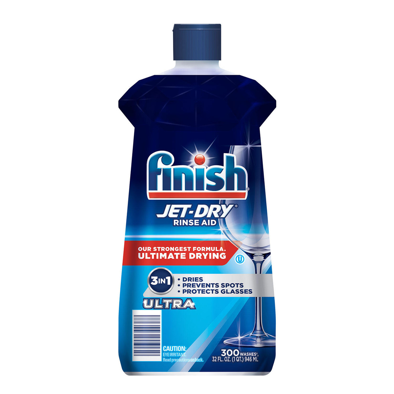 Finish Jet-Dry Ultra Rinse Aid, Dishwasher Rinse & Drying Agent (32 fl. oz.) - [From 49.00 - Choose pk Qty ] - *Ships from Miami