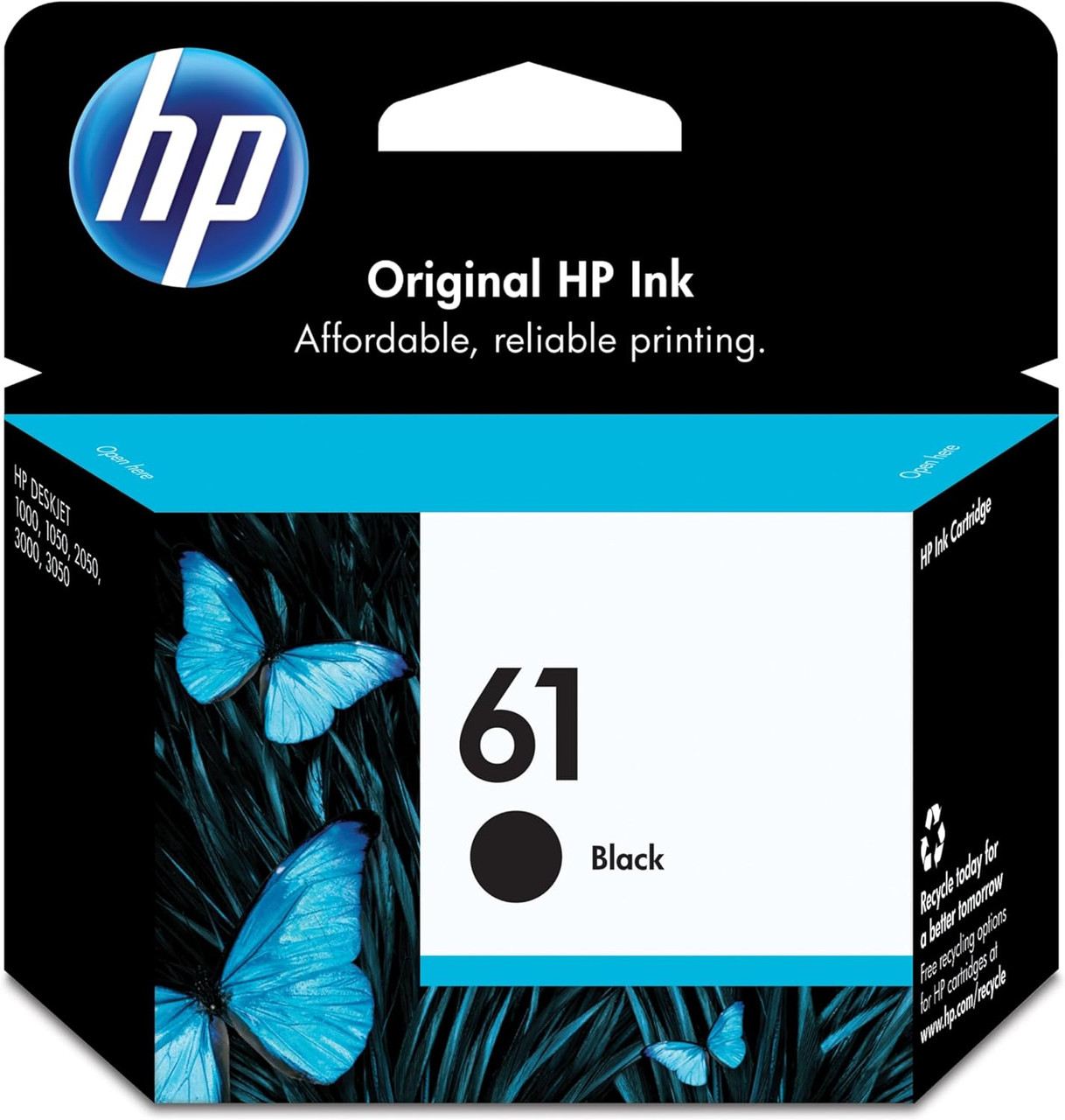 HP 61 (CH561WN) Black Original Ink Cartridge (1 Pk) - [From 89.00 - Choose pk Qty ] - *Ships from Miami