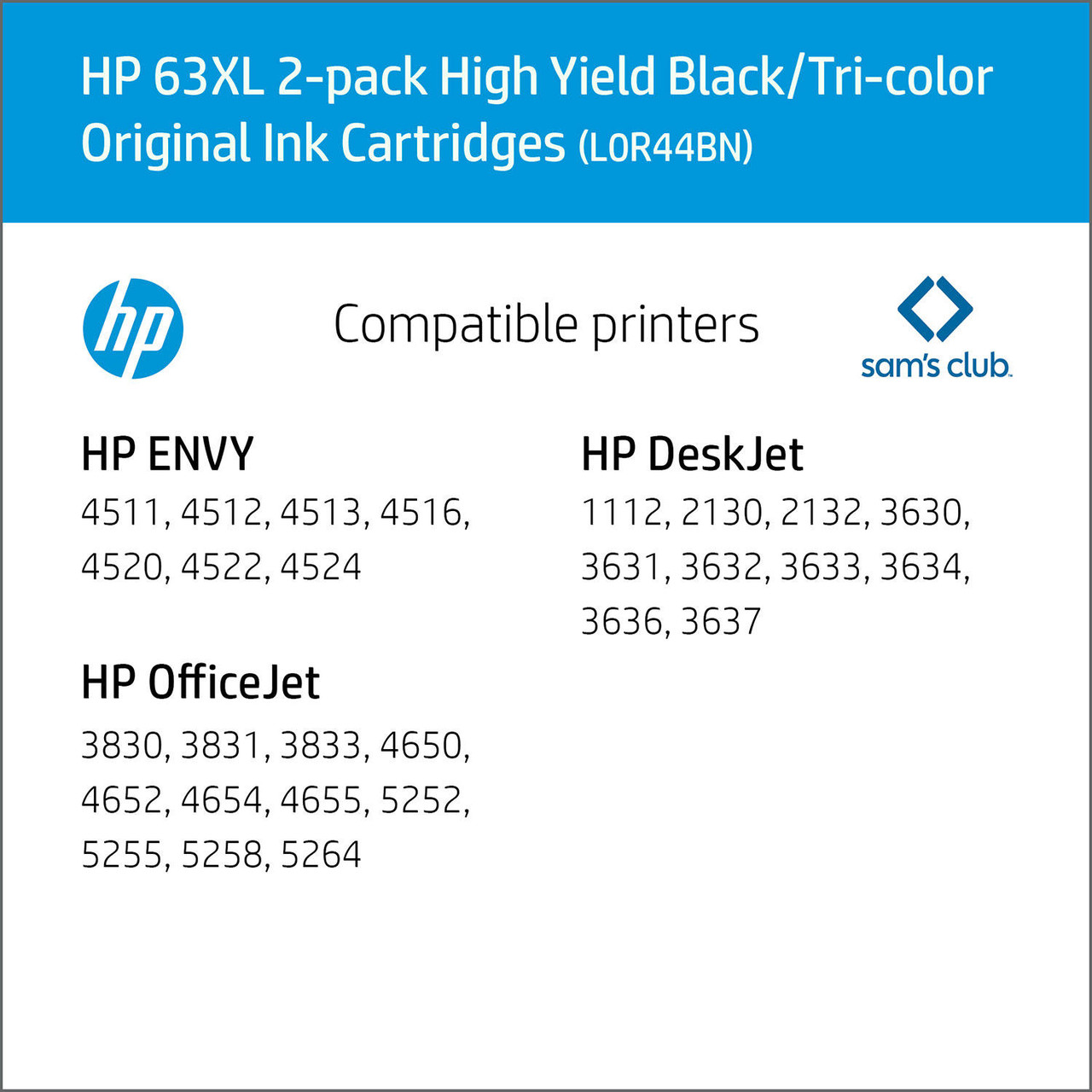 HP 61XL (CR258BN) High-Yield Original Ink Cartridges, Black/Tri-Color (2 pk.) - *Pre-Order