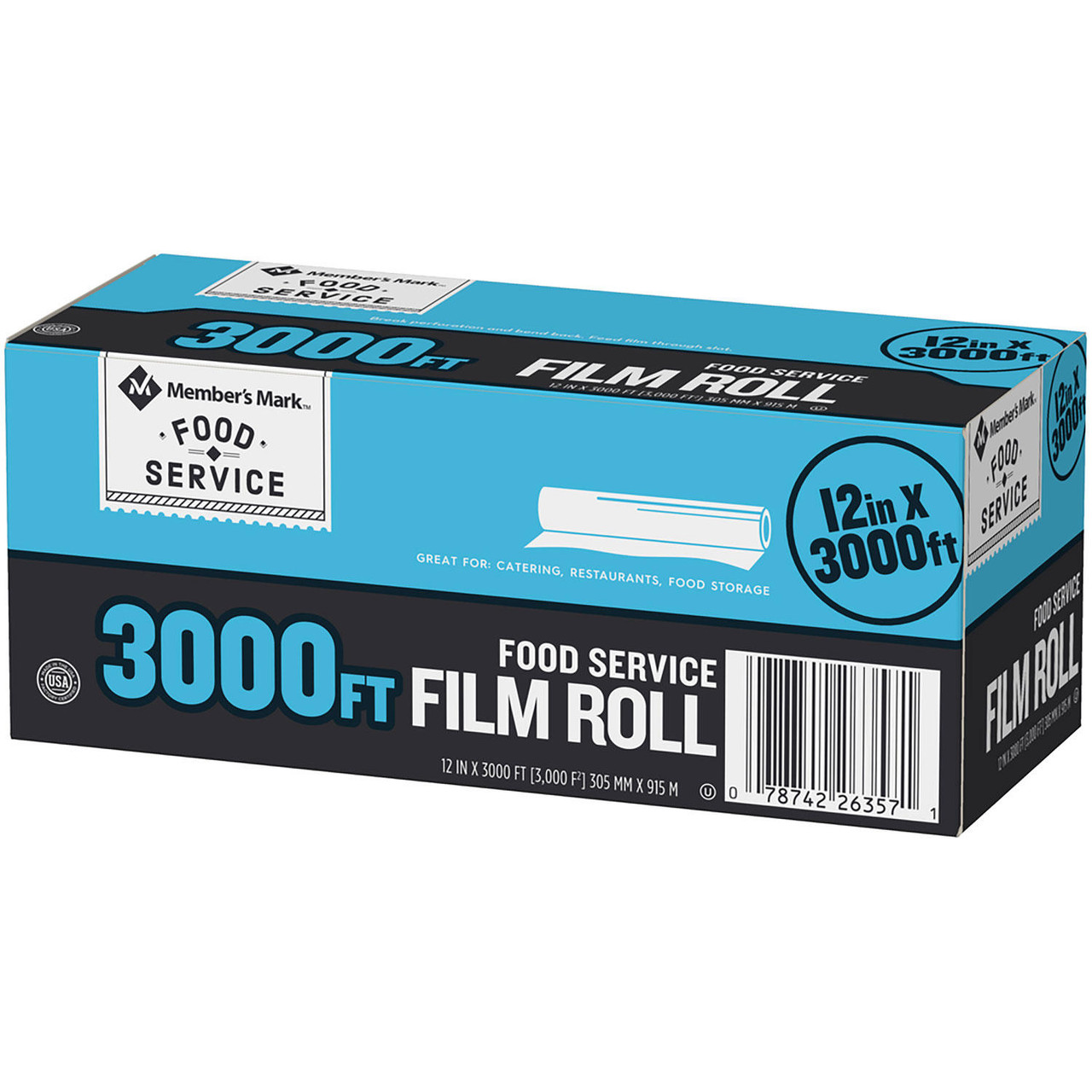 Member's Mark Foodservice Film (12" x 3,000') - [From 73.00 - Choose pk Qty ] - *Ships from Miami