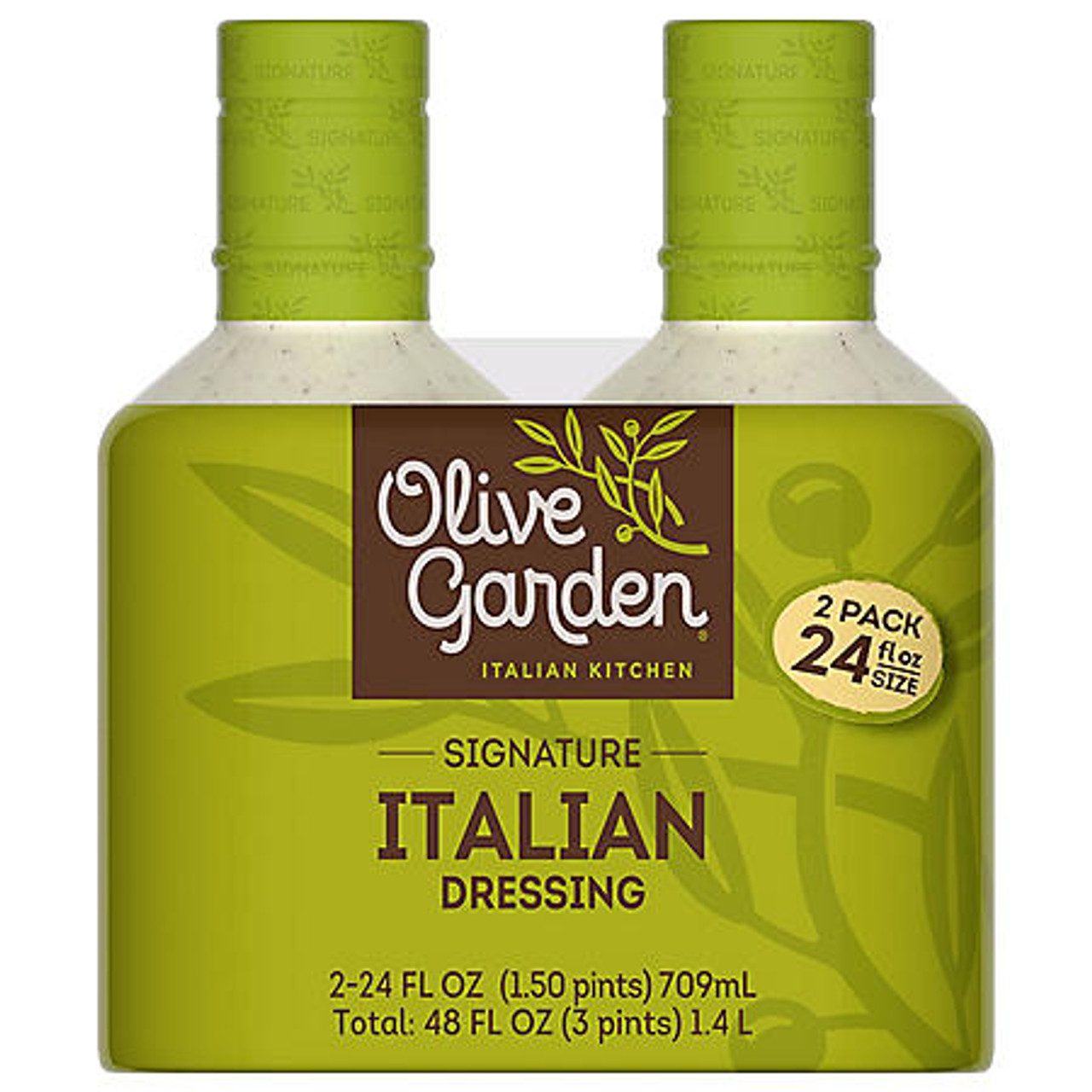 Olive Garden Signature Italian Dressing (24 oz., 2 pk.) - [From 34.00 - Choose pk Qty ] - *Ships from Miami
