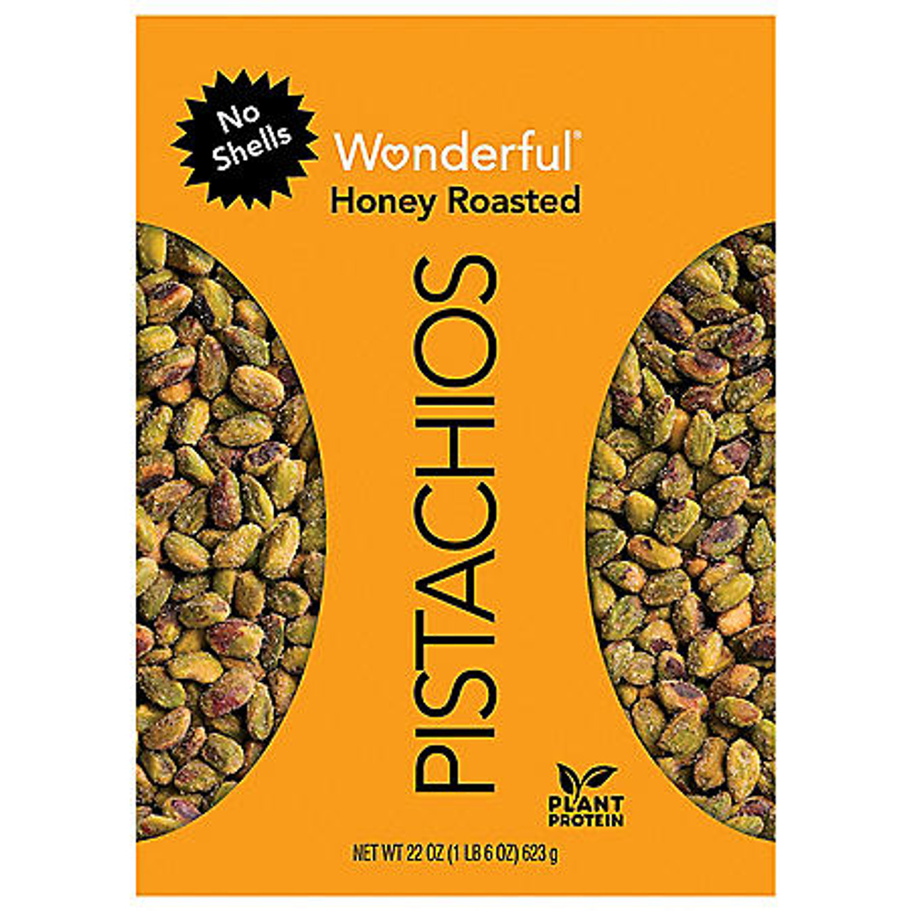 Wonderful Pistachios Honey Roasted (22oz) - [From 65.00 - Choose pk Qty ] - *Ships from Miami