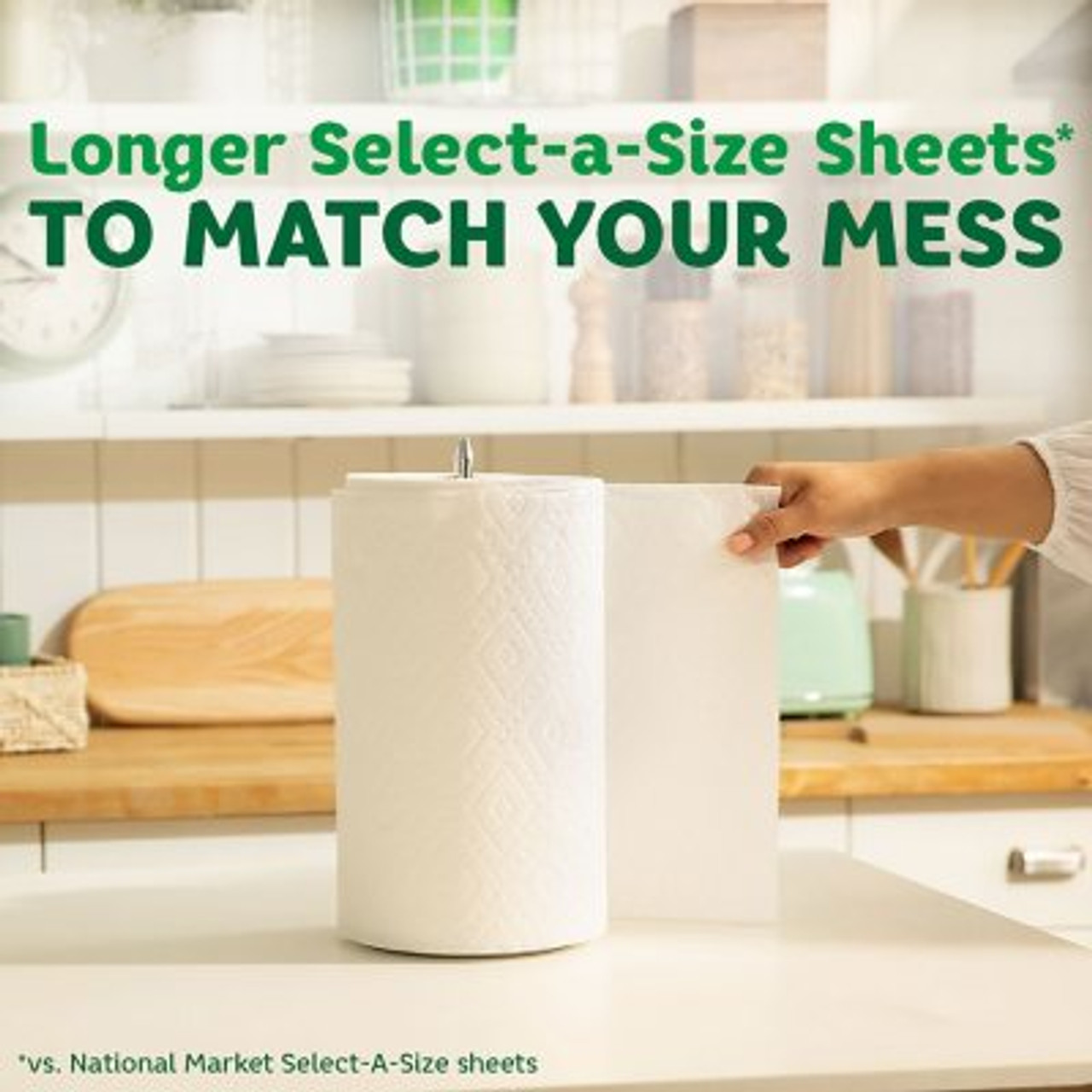 Bounty Select-A-Size Paper Towels, White (105 sheets/roll, 12 rolls) - *In Store