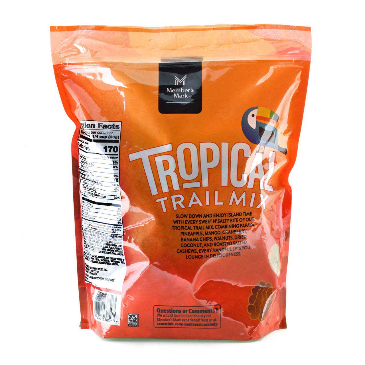 Member's Mark Tropical Trail Mix (48 oz.) - [From 64.00 - Choose pk Qty ] - *Ships from Miami