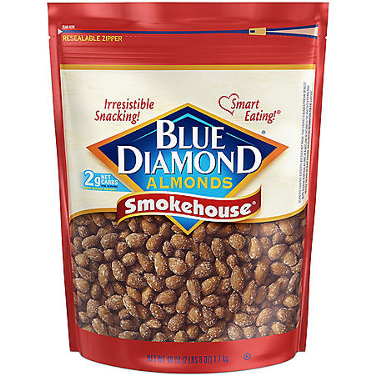 Blue Diamond Smokehouse Almonds (40 oz.) - [From 55.00 - Choose pk Qty ] - *Ships from Miami