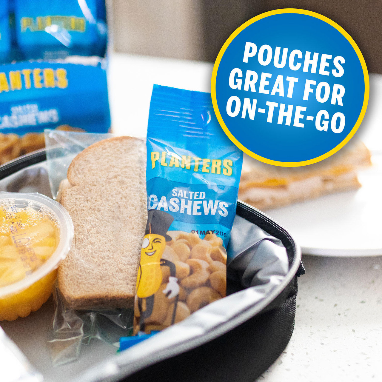 Planters Salted Cashews (1.5 oz. Pouches, 18 ct.) - [From 54.00 - Choose pk Qty ] - *Ships from Miami