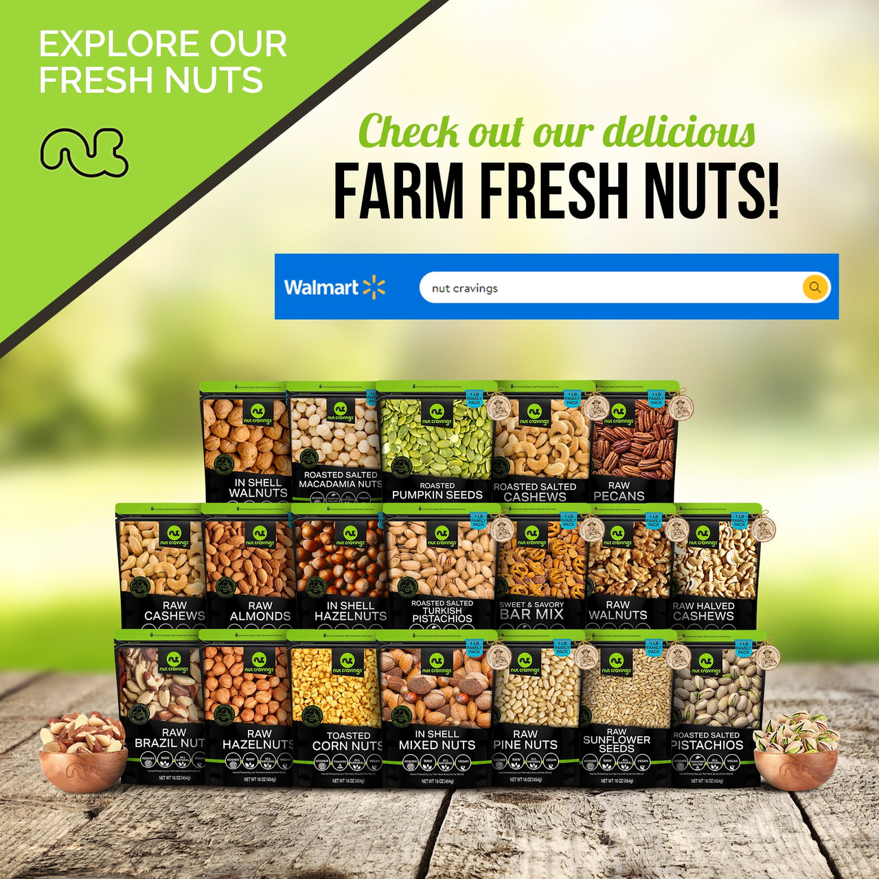 Raw Pumpkin Seeds Pepitas, Unsalted, No Shell (32oz - 2 lbs)by Nut Cravings - [From 83.00 - Choose pk Qty ] - *Ships from Miami