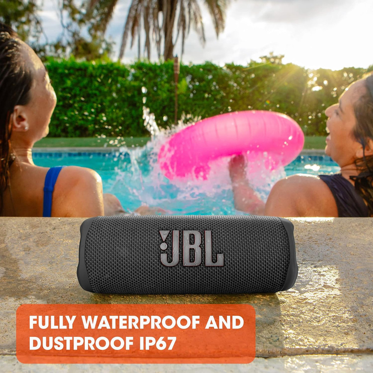 JBL Flip 6 Waterproof Portable Wireless Bluetooth Speaker Black - *Pre-Order