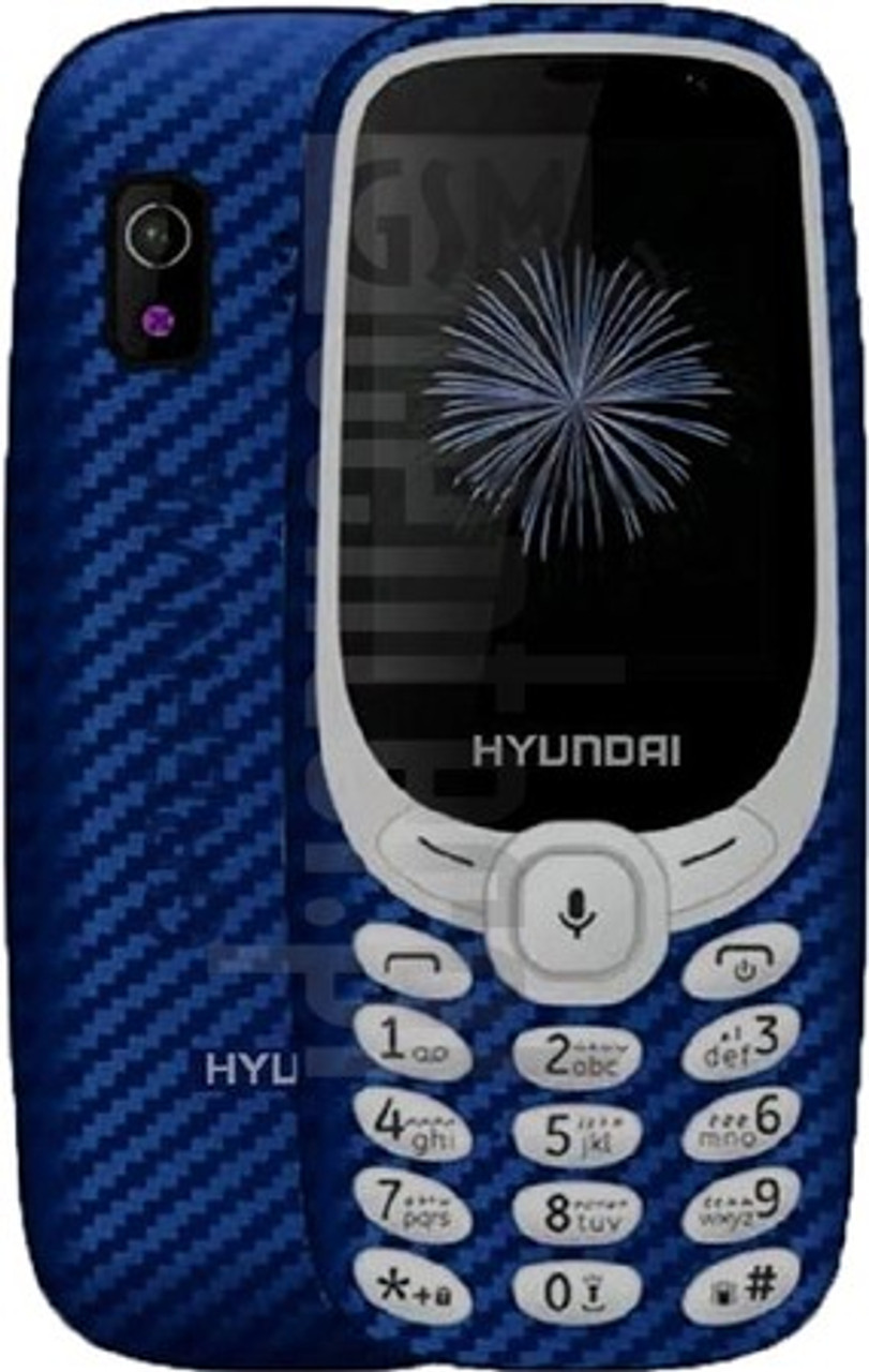 Hyundai L300 Button 4G Phone , Dual SIM  1x2MP, 2.4" Unlocked  Black - *In Store