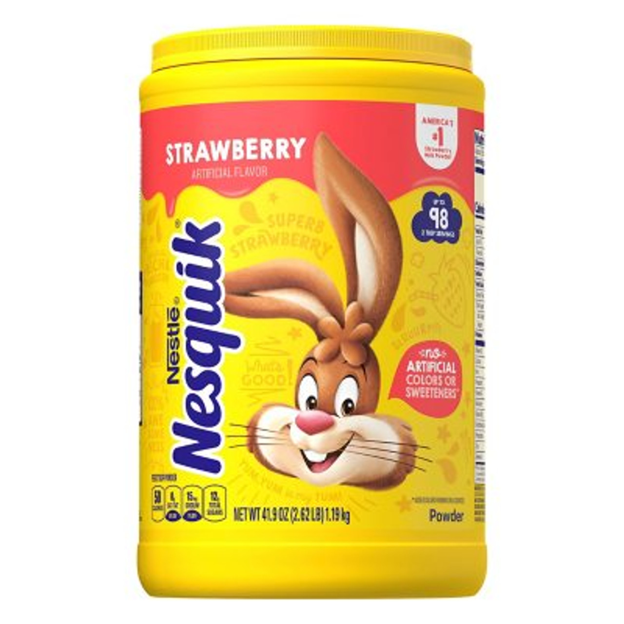 NESQUIK Strawberry Powder Canister (41.9 oz) - *In Store