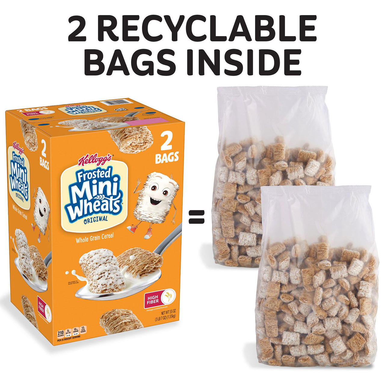 Kellogg's Frosted Mini Wheats (55 oz.) - *Pre-Order