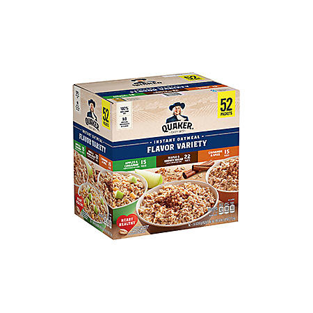 Quaker Instant Oatmeal Variety Pack (52 pk.) - *Pre-Order