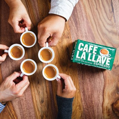 Cafe La Llave Ground Espresso 10 oz. bricks, 4 ct. - [From 79.00 - Choose pk Qty ] - *Ships from Miami