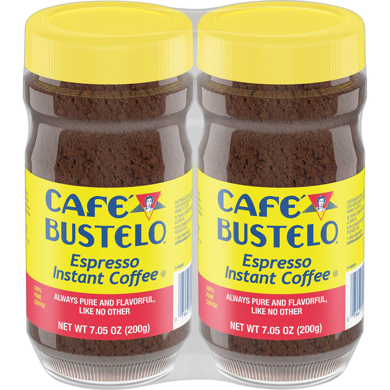 Café Bustelo Instant Coffee (7.05 oz., 2 pk.) - [From 50.00 - Choose pk Qty ] - *Ships from Miami