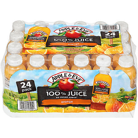 Apple & Eve 100% Orange Juice (10 oz., 24 pk.) - [From 69.00 - Choose pk Qty ] - *Ships from Miami