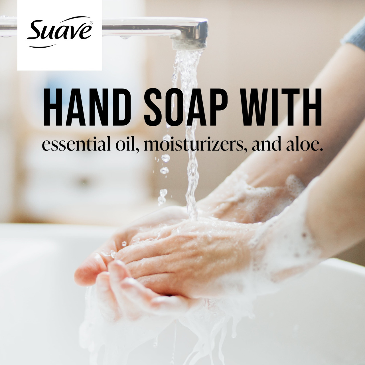 Suave Essentials Liquid Hand Soap, Eucalyptus & Orchid with Essential Oils, Fresh & Floral, 13.5 fl oz - [From 11.00 - Choose pk Qty ] - *Ships from Miami