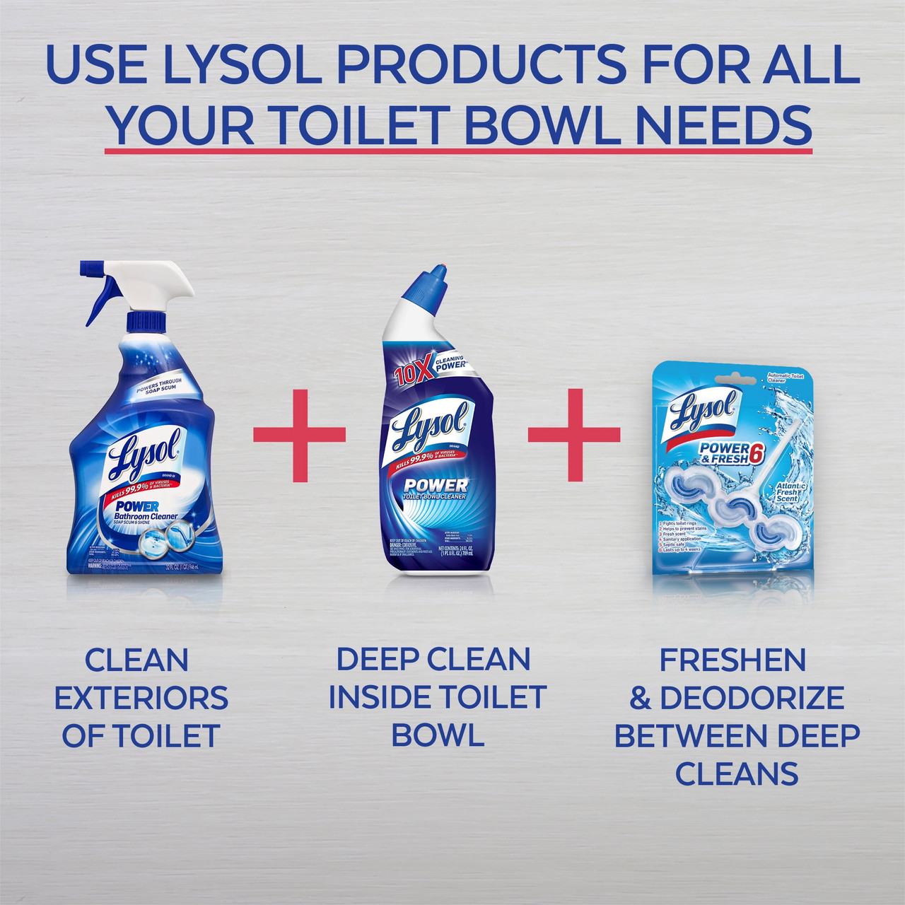 Lysol Power Toilet Bowl Cleaner Gel, For Cleaning and Disinfecting, Stain Removal, 24oz (Pack of 2 - [From 20.00 - Choose pk Qty ] - *Ships from Miami