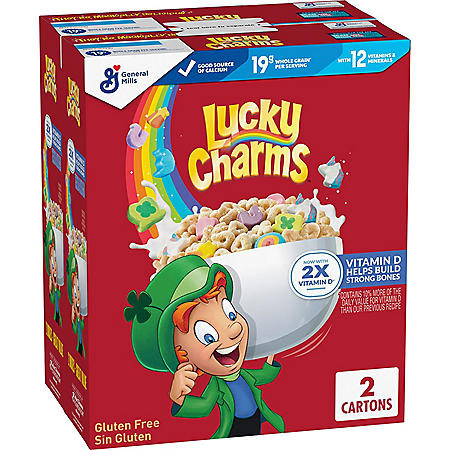 Lucky Charms Unicorn Marshmallow Cereal (23 oz., 2 pk.) - [From 30.00 - Choose pk Qty ] - *Ships from Miami