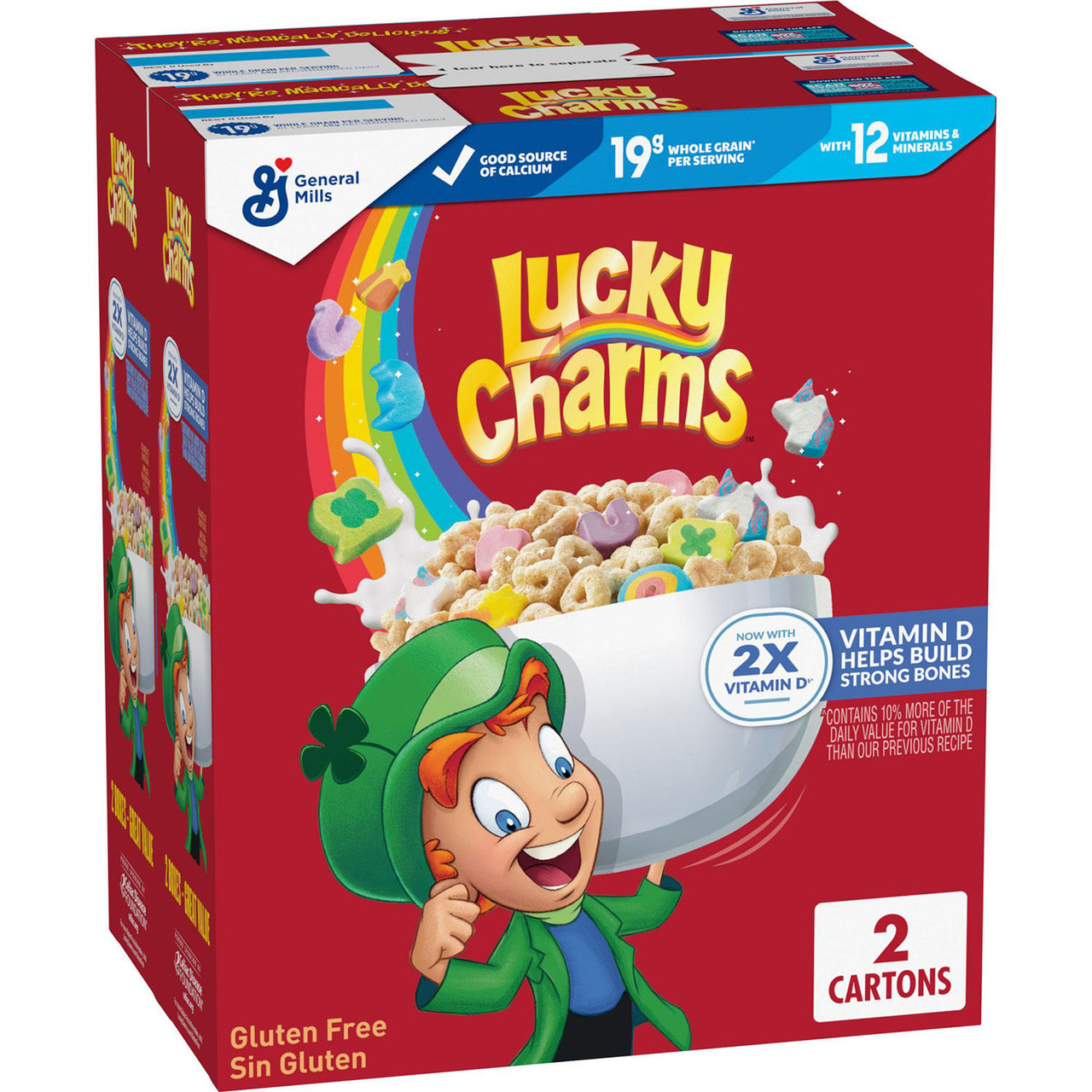 Lucky Charms Unicorn Marshmallow Cereal (23 oz., 2 pk.) - [From 30.00 - Choose pk Qty ] - *Ships from Miami