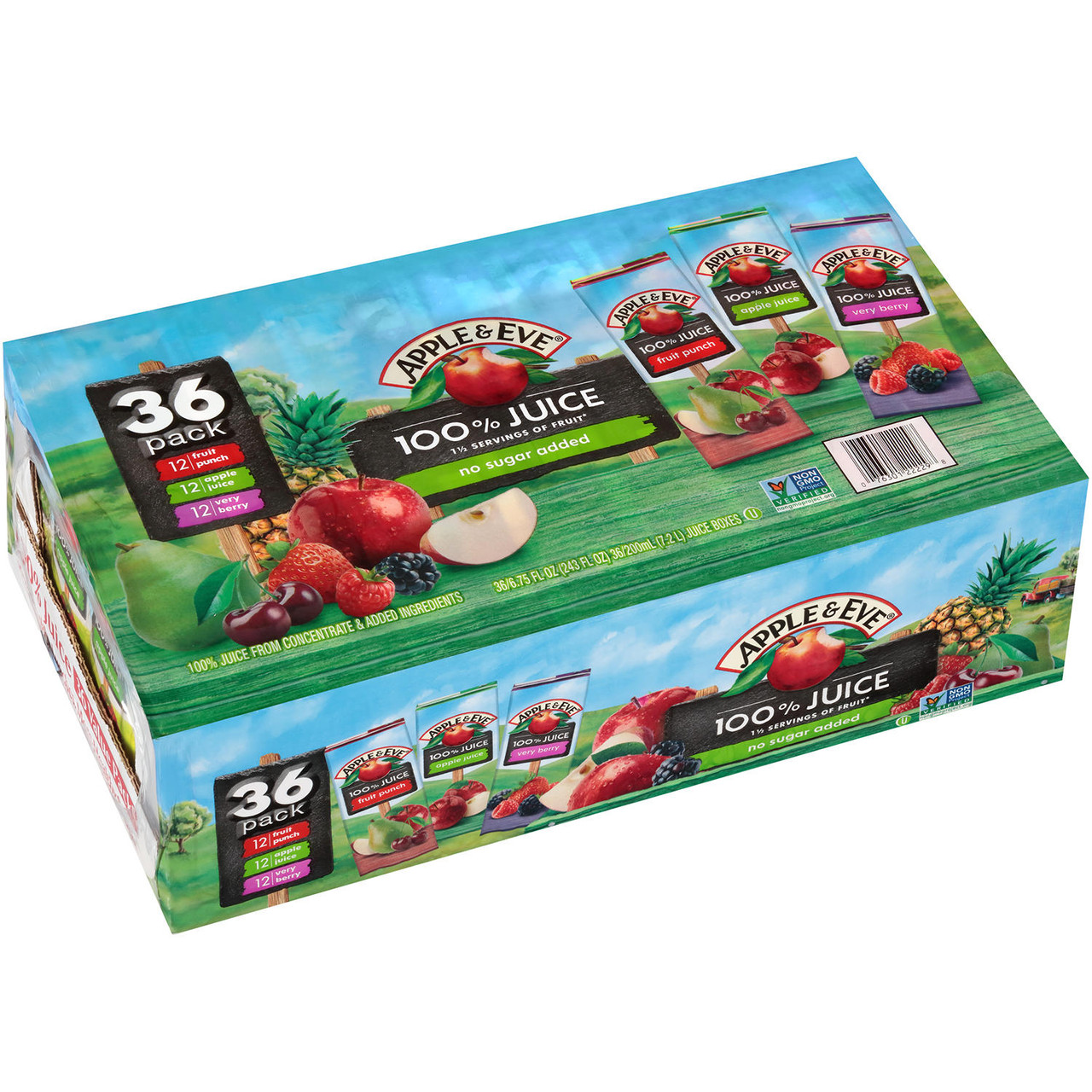Apple & Eve 100% Juice Variety Pack (6.75 fl. oz., 36 pk.) - *In Store