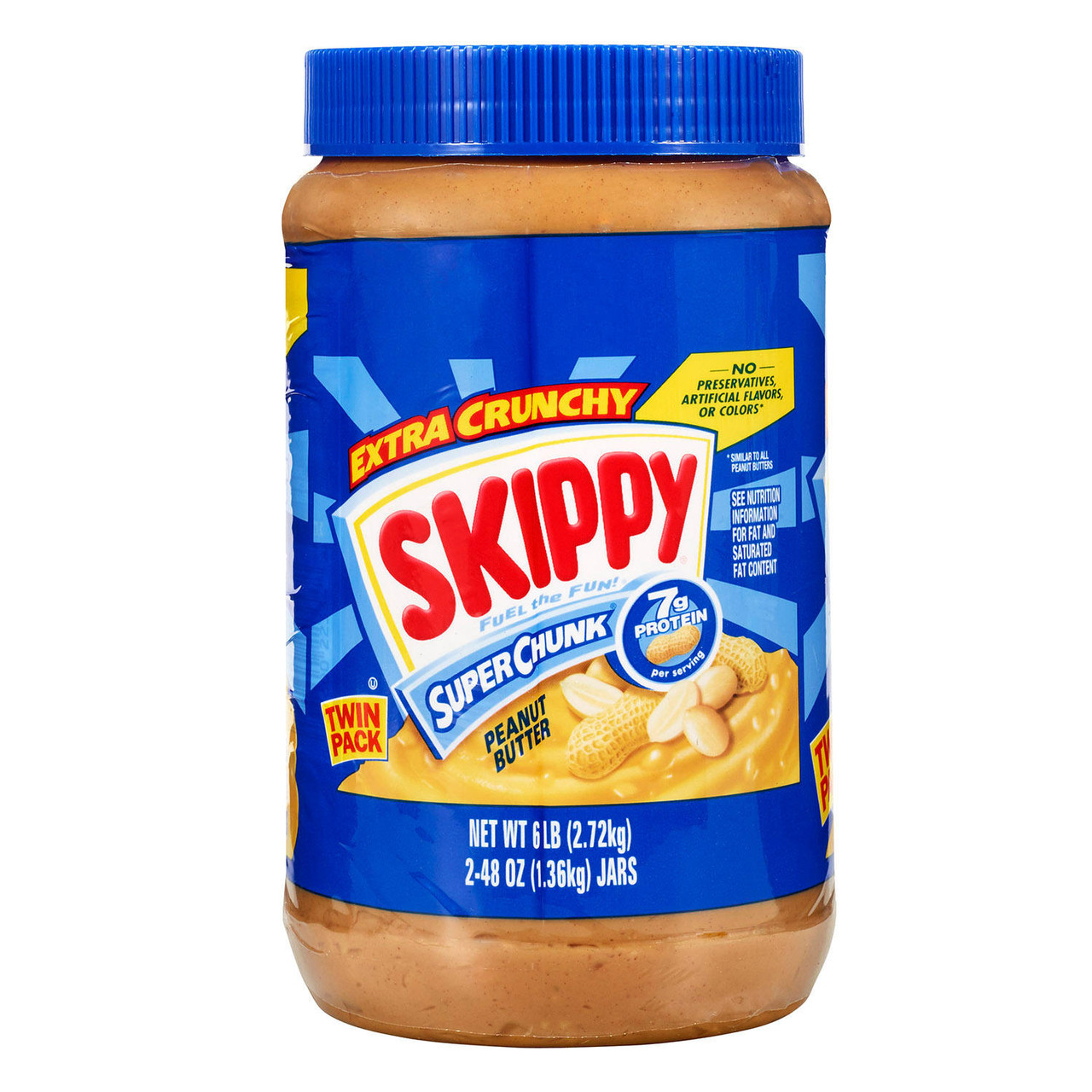 Skippy Super Chunk Peanut Butter (48 oz., 2 pk.) - *In Store