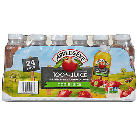 Apple & Eve 100% Apple Juice (10 oz., 24 pk.) - [From 55.00 - Choose pk Qty ] - *Ships from Miami