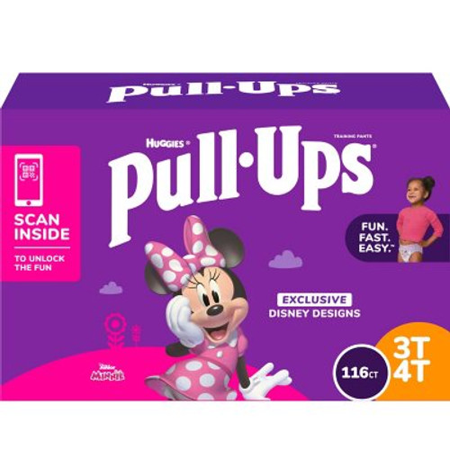 Huggies Pull-Ups Potty Training Pants for Girls Size 3T-4T (116 ct.) - *Pre-Order
