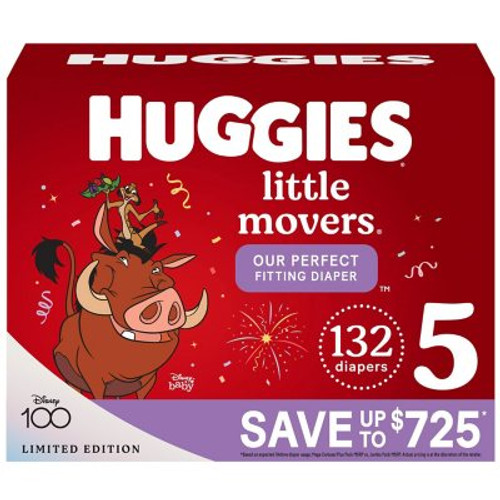 Huggies Little Movers Size 5 (132 ct.) - *Pre-Order