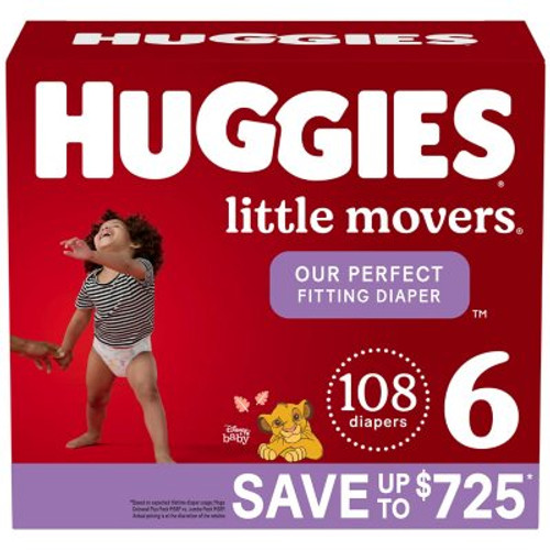 Huggies Little Movers Size 6 (108 ct.) - *Pre-Order