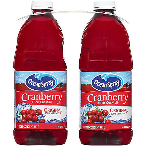 Ocean Spray Cranberry Cocktail Juice (96oz / 2pk) - [From 44.00 - Choose pk Qty ] - *Ships from Miami