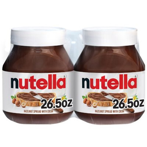 Nutella Hazelnut Spread Twin Pack (26.5 oz., 2 pk.) - [From 43.00 - Choose pk Qty ] - *Ships from Miami