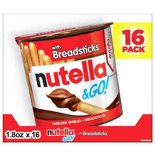 Nutella & Go (1.8 oz., 16 ct.) - [From 64.00 - Choose pk Qty ] - *Ships from Miami