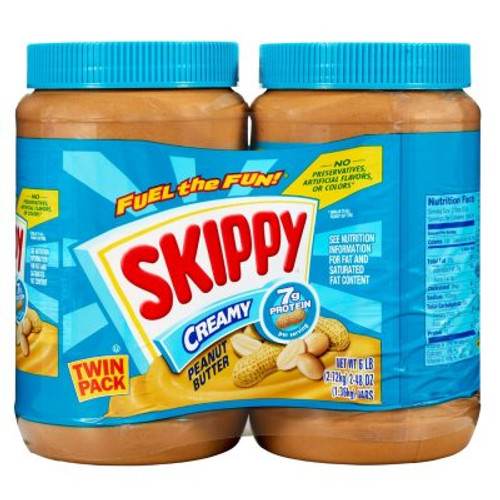 Skippy Creamy Peanut Butter Spread (48 oz., 2 pk) - [From 46.00 - Choose pk Qty ] - *Ships from Miami