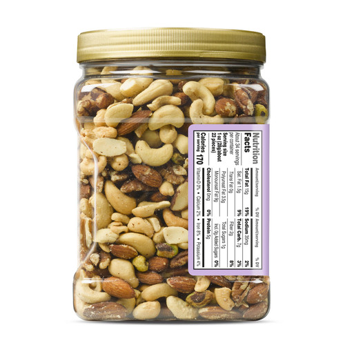 Member's Mark Lightly Salted Deluxe Mixed Nuts (34oz) - [From 50.00 - Choose pk Qty ] - *Ships from Miami