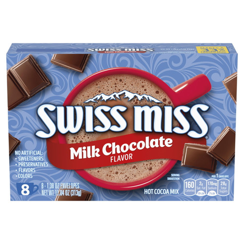 Swiss Miss Classics Milk Chocolate Hot Cocoa Mix, 8 Packets - [From 15.00 - Choose pk Qty ] - *Ships from Miami