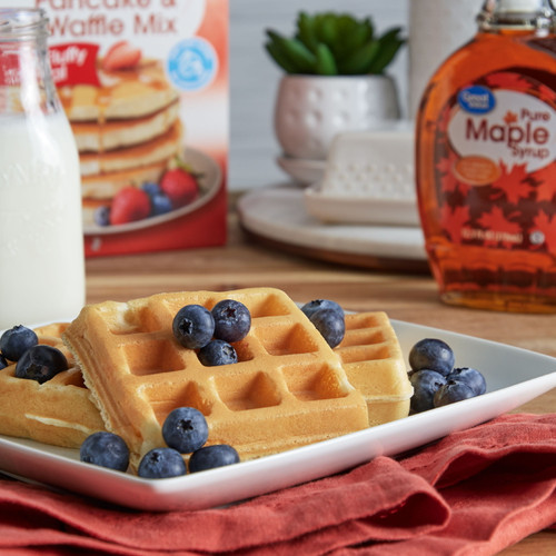 Great Value Complete Pancake & Waffle Mix, Extra Fluffy, Original, 32 oz - [From 12.00 - Choose pk Qty ] - *Ships from Miami