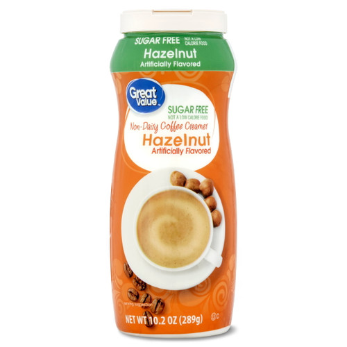 Great Value Sugar Free Hazelnut Coffee Creamer, 10.2 oz - [From 18.00 - Choose pk Qty ] - *Ships from Miami