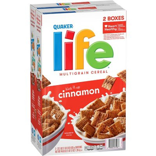 Quaker Life Multi-Grain Cereal, Cinnamon (2 pk.) - [From 41.00 - Choose pk Qty ] - *Ships from Miami