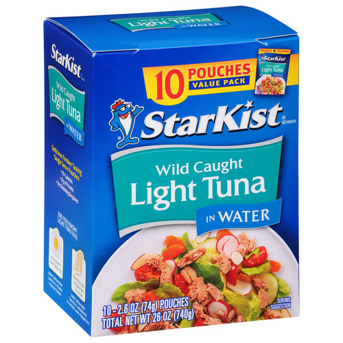 StarKist Chunk Light Tuna in Water (2.6 oz., 10 pk.) - [From 47.00 - Choose pk Qty ] - *Ships from Miami