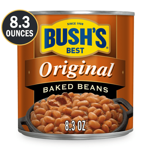 Bush's Original Baked Beans with Bacon and Brown Sugar, 8.3 oz - [From 9.00 - Choose pk Qty ] - *Ships from Miami