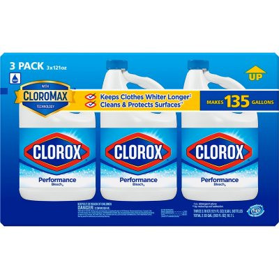 Clorox Performance Bleach (121 fl. oz./bottle, 3 pk.) - [From 72.00 - Choose pk Qty ] - *Ships from Miami