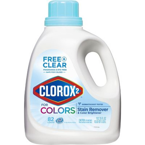 Clorox 2 for Colors Free & Clear Stain Remover and Color Brightener (112 fl. oz.) - [From 69.00 - Choose pk Qty ] - *Ships from Miami