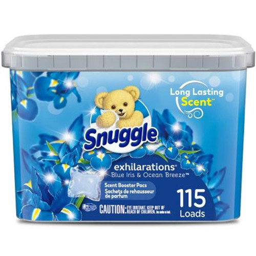 Snuggle Scent Boosters Pacs, Blue Iris & Ocean Breeze (115 ct.) - [From 56.00 - Choose pk Qty ] - *Ships from Miami
