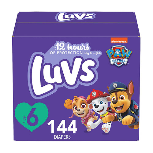 Luvs Pro Level Leak Protection Diapers Size 6 - 144 ct. (35+ lbs.) - *Pre-Order