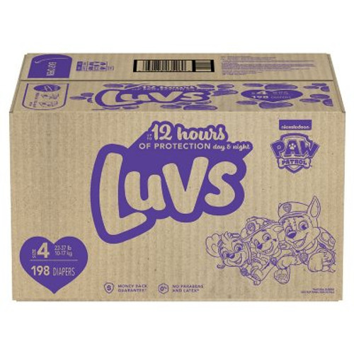 Luvs Pro Level Leak Protection Diapers Size 4 - 198 ct. (22-37 lbs.) - *Pre-Order