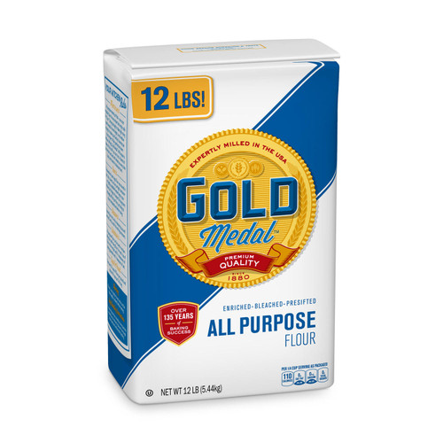 Gold Medal All Purpose Flour (5.44 kg., 12 lbs.) - [From 47.00 - Choose pk Qty ] - *Ships from Miami