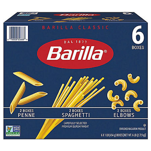Barilla Pasta Variety Pack (16 oz., 6 pk.) - *Pre-Order