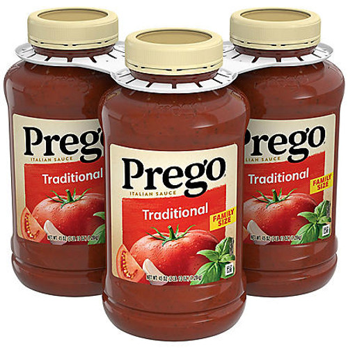 Prego Traditional Italian Sauce (45 oz., 3 pk.) - [From 49.00 - Choose pk Qty ] - *Ships from Miami