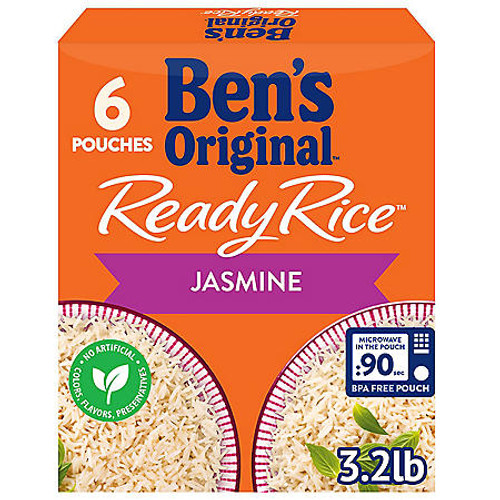 Ben's Original Ready Jasmine Rice (8.5 oz., 6 pk.) - [From 59.00 - Choose pk Qty ] - *Ships from Miami